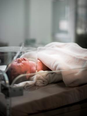 baby crying from birth injury
