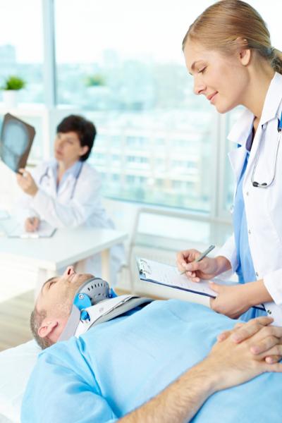 Accident victim is diagnosed with a traumatic brain injury